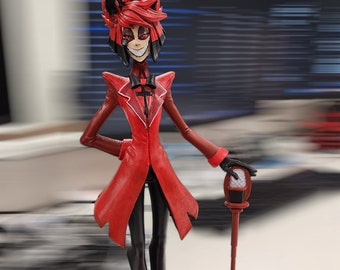 Hazbin Hotel Alestor Radio Demon Hand Panted Figure Around 12-14