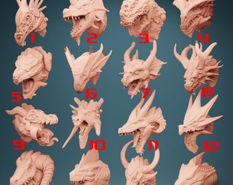 Wall Mounted Dragon Head
