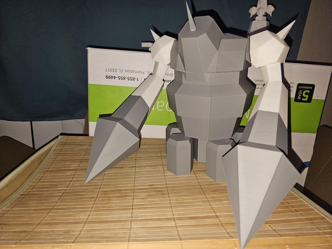3D Printed Reaverbot Hanmuru Doll Lowpoly 10 Inches (megaman) - Etsy