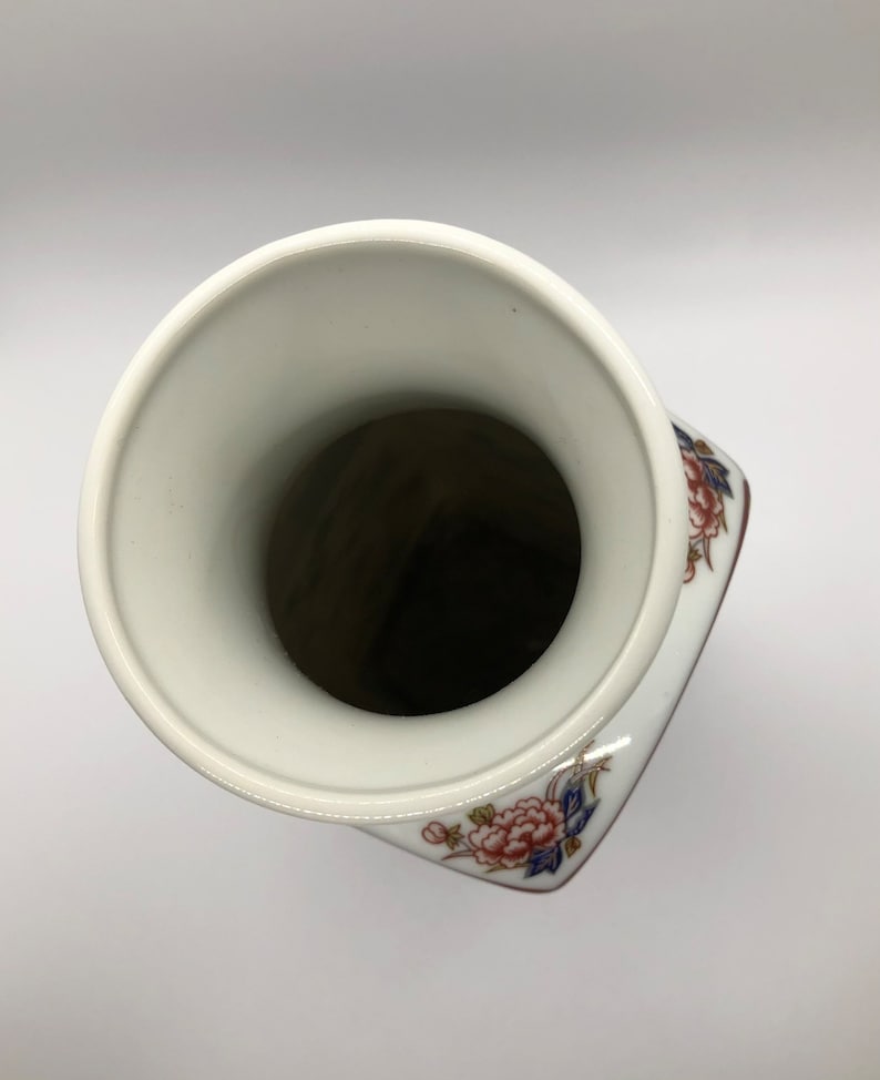 Vintage Japanese Imari Empress Porcelain Vase 10 Tall Etsy