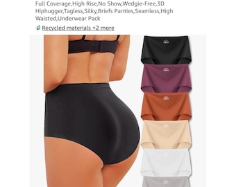 New Seamless High-Waist Briefs Pack of 6 and Boyshorts Pack of 4