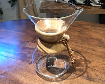 Chemex 8 Tassen Pour over Glass Kaffeemaschine oder schicke Vase