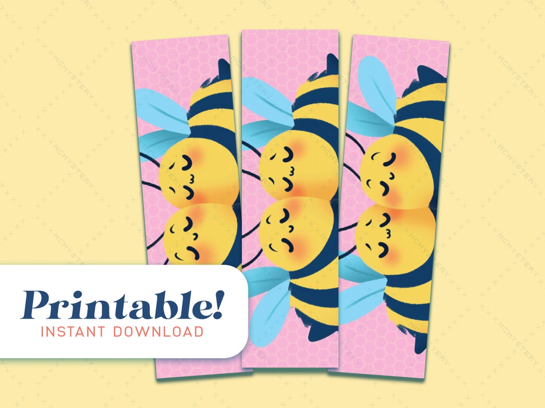 PRINTABLE | Bee Together | Digital Printable Bookmarks | Instant ...