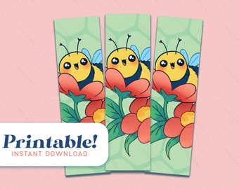 PRINTABLE | Bee Together | Digital Printable Bookmarks | Instant ...