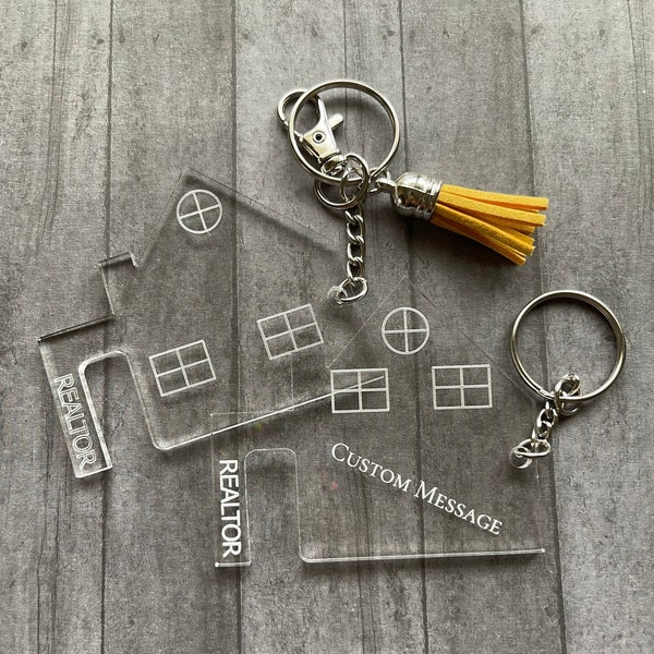 Realtor Keychain Etsy