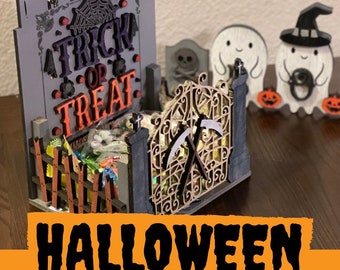 Halloween Treat Box, Digital File, SVG