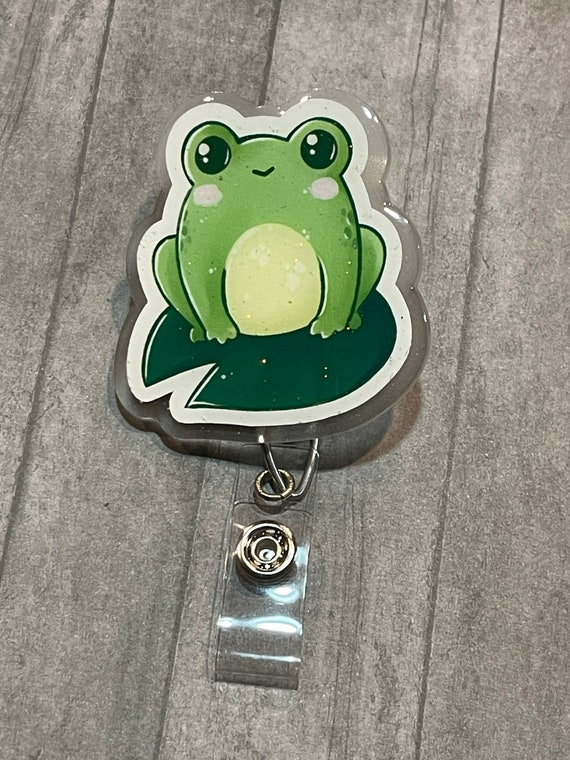 Cute Frog Badge Reel -  Ireland