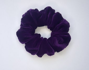 Velvet Chouchou / Velvet Scrunchie / Accessories / Purple / XL Chouchou / Jumbo scrunchie / Hair