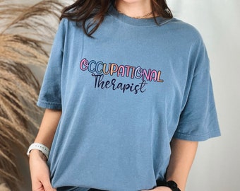 Camiseta de terapia ocupacional, camiseta de terapia ocupacional pediátrica, camiseta de terapia ocupacional pediátrica, regalo para terapia ocupacional, terapeuta ocupacional pediátrico, regalo de enfermera pediátrica