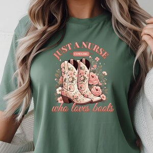 Cowgirl Nurse Shirt, Trendy Western Nurse T-Shirt, Country Nurse Shirt, Nurse Cowgirl Tee