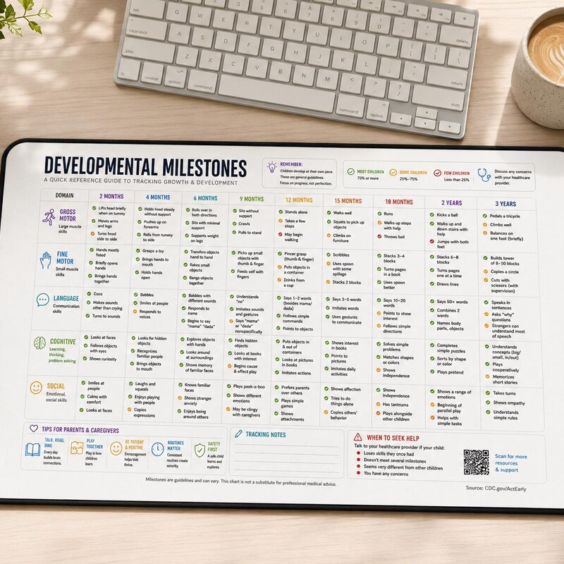 Developmental Poster Baby - Etsy