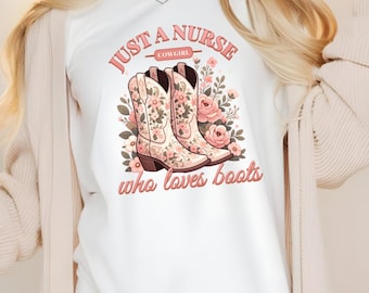 Cowgirl Nurse Shirt, Trendy Western Nurse T-Shirt, Country Nurse Shirt, Nurse Cowgirl Tee