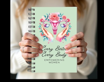 Birth Journal for Midwife or Doula, Birth Attendant Notebook, Doula Gift, Empowering Women Journal, Labor and Delivery Nurse Notes