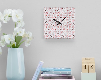 Nurse Print Acrylic Wall Clock, Medical Wall Decor, Doctor Office Gift, New Nurse Graduate, Nursing Student Gift, Healthcare Decor