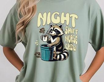 Night Shift Nurse Shirt, Emergency Department Nurse, Tired Nurse T-Shirt, Night Crew Shirt