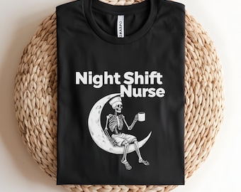 Night Shift Nurse Shirt, Night Mode Nurse Shirt, Med Surg Staff, Emergency Nurse T-Shirt, ICU Nurse, Halloween Nurse Shirt