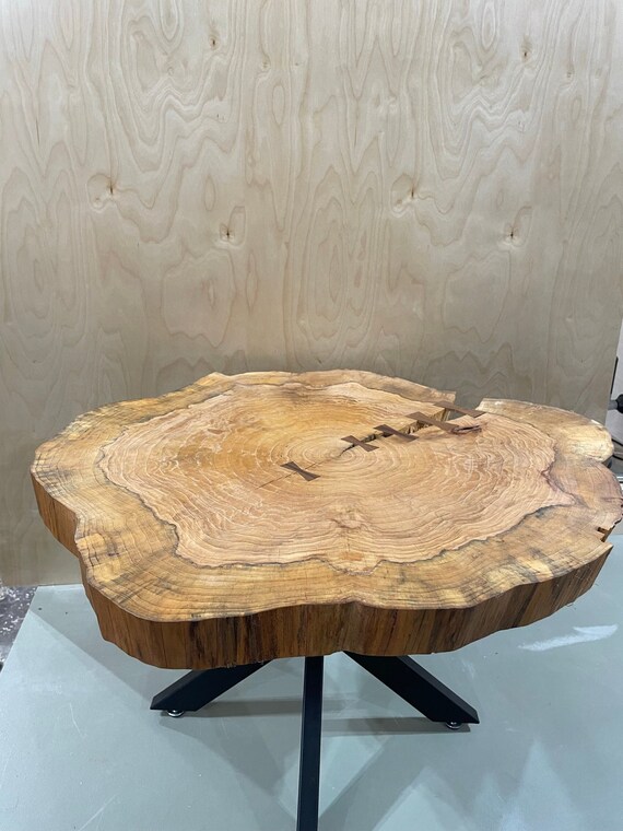 Reclaimed Live Edge Cypress Coffee Table Taxodium Distichum Etsy