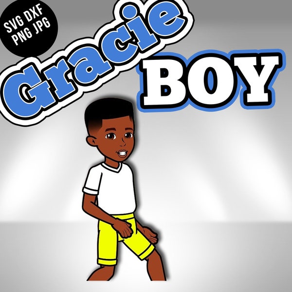 Gracie's - Boy, Friend, Corner, SVG Digital Download