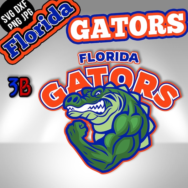 Gators - Football America Team Florida Remake SVG for Cut File and Sublimation