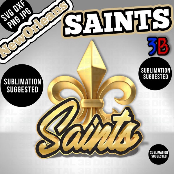 Saints - Football America Team New Orleans Remake SVG for Sublimation