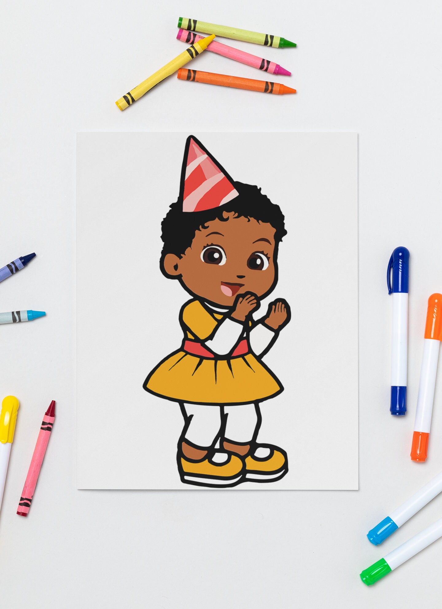 Gracie's Little Sister Girl Hand Drawn Corner SVG Etsy