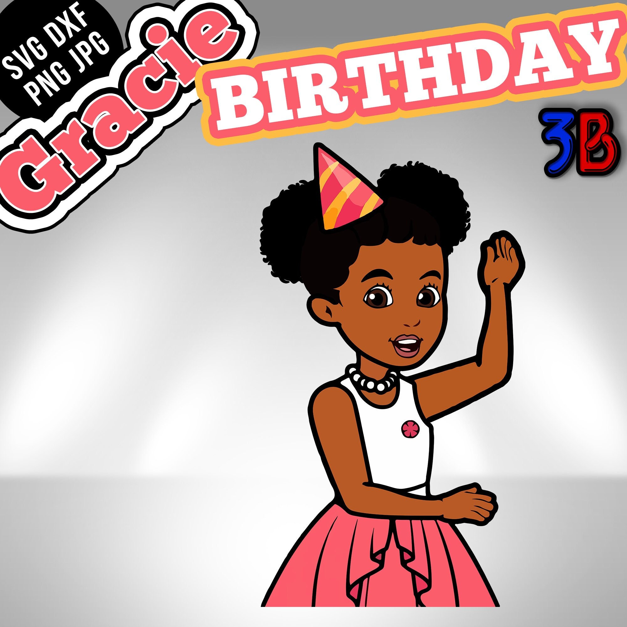 Gracie's Birthday Girl Hand Drawn Corner SVG Digital - Etsy Gracie's Birthday Girl Hand Drawn Corner SVG Digital - Etsy