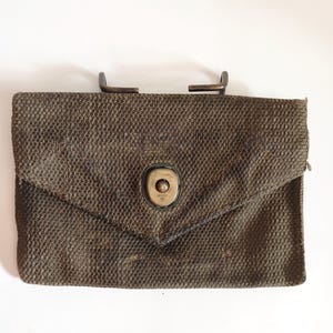 Vietnam War US Army Carry Pouch Military First Aid Belt Case gifted *