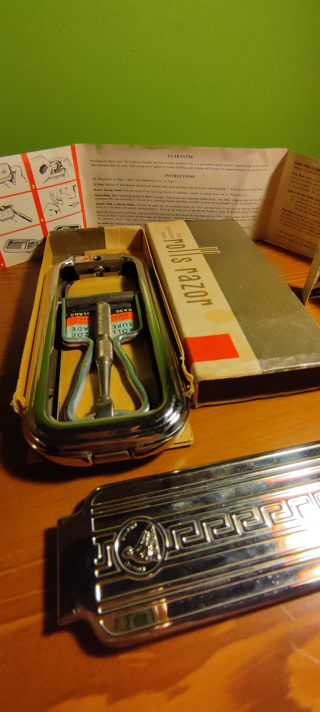 Rolls Razor Made in England Men's Shaving Razor Vintage Etsy