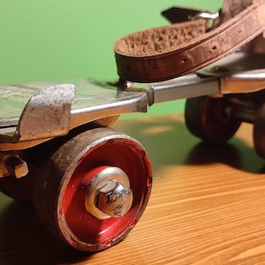 Antique rollerskate German stumer Rollerskate rareskate roller skate