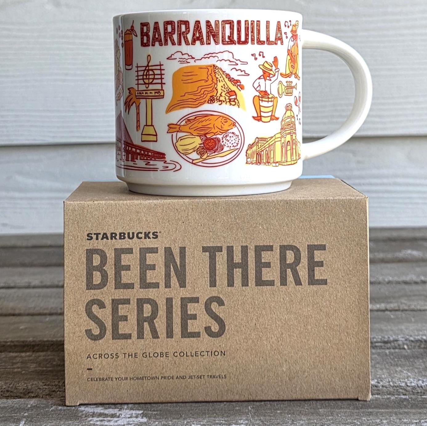 Starbucks Barranquilla Colombia Been There Series Collection 14oz Coffee Mug  New With Box - Etsy