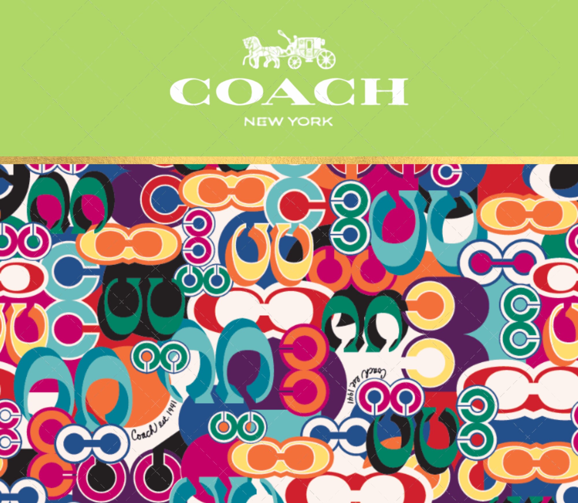 Bundle 20oz Coach Design Tumbler Wrap Etsy