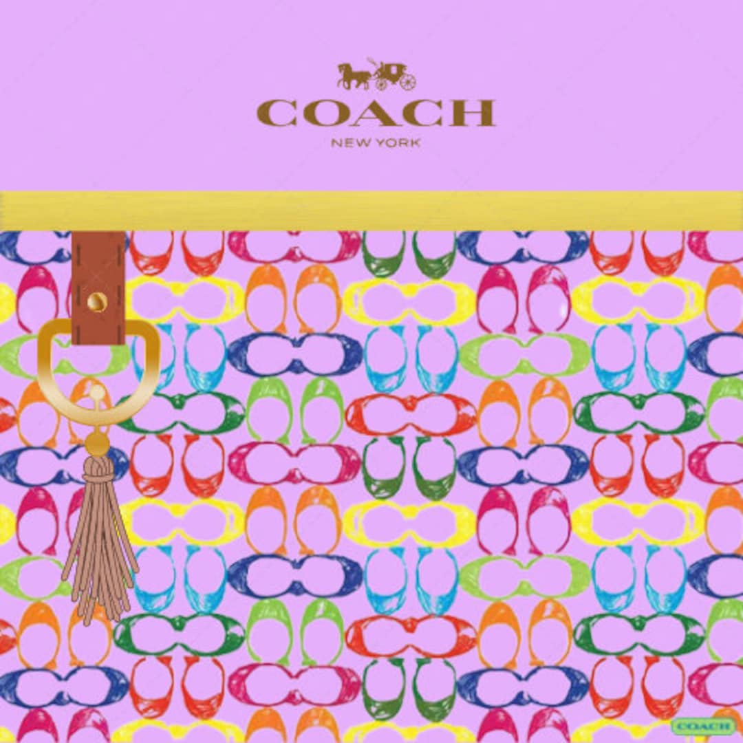 2 Coach D Pink and Transparent Wrap - Etsy