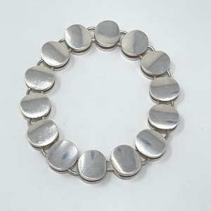 Nachlass Georg Jensen Sterling Silber Modern Armband von Nanna Ditzel No. 124