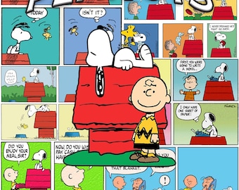 Snoopy Comic Digital Print