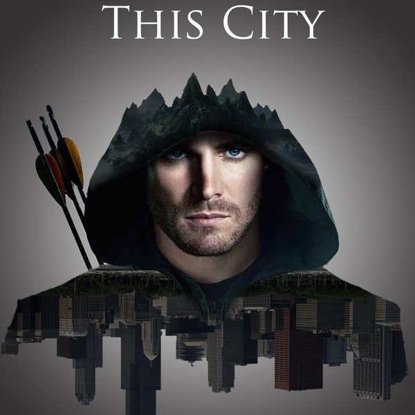 La flecha verde - Oliver Queen Digital Print