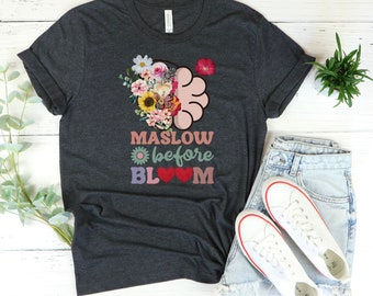 mental health tshirt for teacher Shirt gift for Behavior Therapist t-shirt Maslow's Hierarchy Needs Shirt lover for Special Ed Teacher shirt