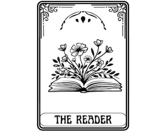 The Reader - Tarot - SVG, PNG