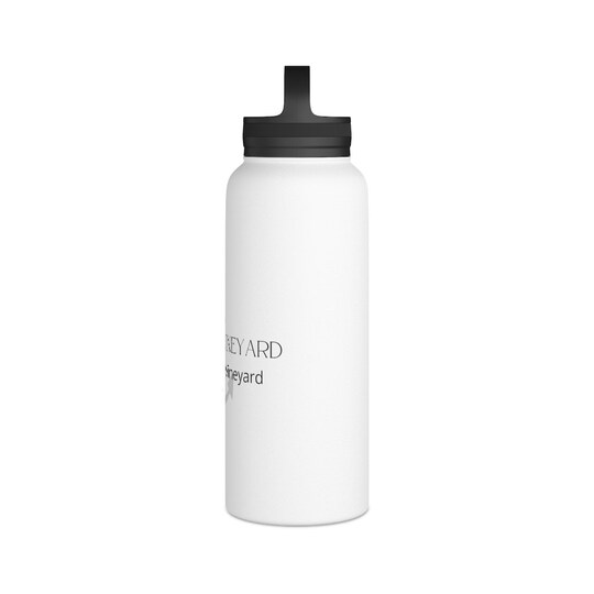 Martha's Vineyard Stainless Steel Water Bottle, Handle Lid