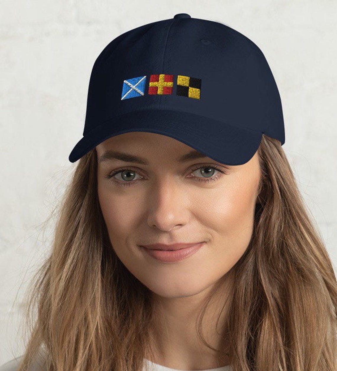 NAUTICAL FLAG HAT Customized to Your Initials Please See Etsy