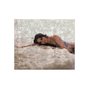 AngelHunny geplet fluwelen deken afbeelding 1