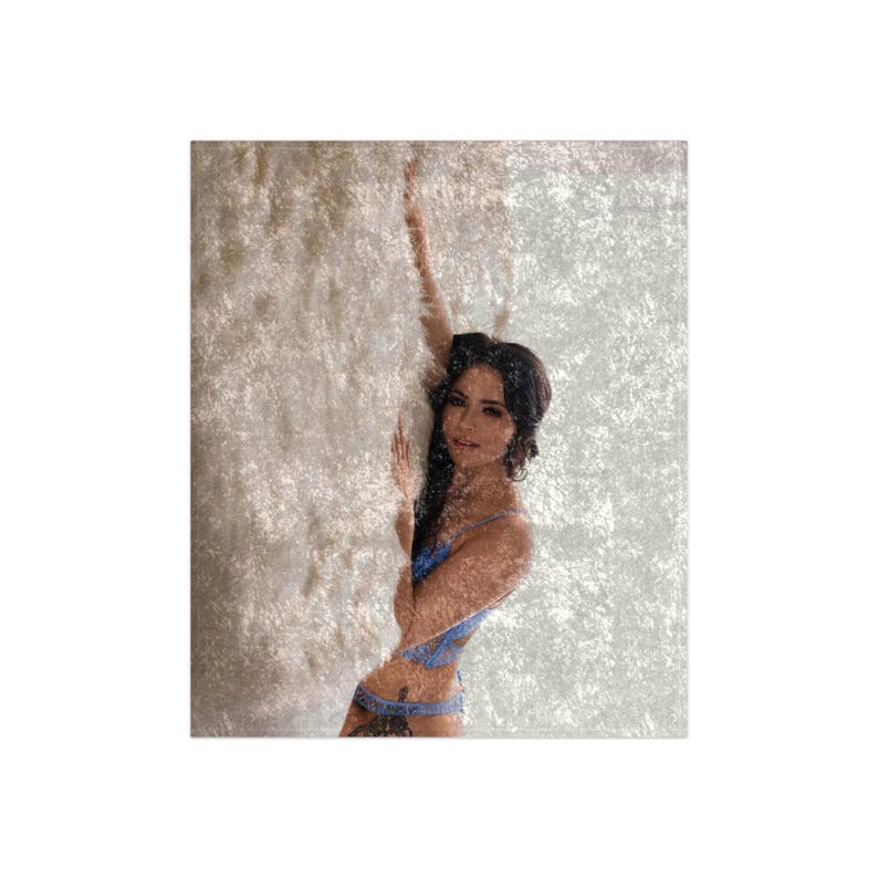 AngelHunny geplet fluwelen deken afbeelding 3