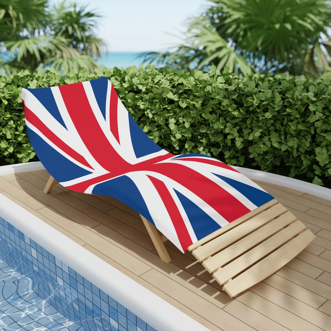 British Flag Beach Towels Union Jack Towels Etsy
