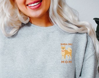 Shiba Inu Mom Sweatshirt, Shiba Inu Pull, Shiba Mom, Dog Mom Unisexe Heavy Blend Crewneck Sweat-shirt