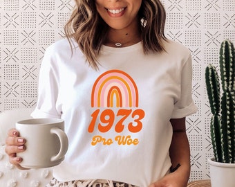 Roe V Wade T-shirt, Droits des femmes, Féministe, Pro Choice, Maillot unisexe Manches Courtes Tee