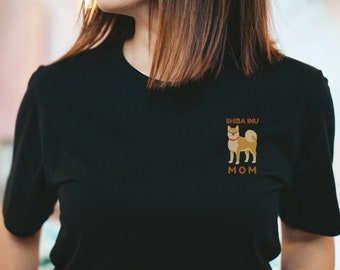 T-shirt maman Shiba Inu, T-shirt Shiba Inu, maman Shiba, maman chien T-shirt unisexe