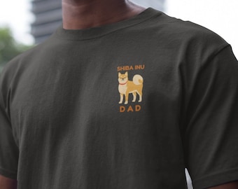 T-shirt papa Shiba Inu, Shiba Inu, papa chien, père chien, T-shirt unisexe,