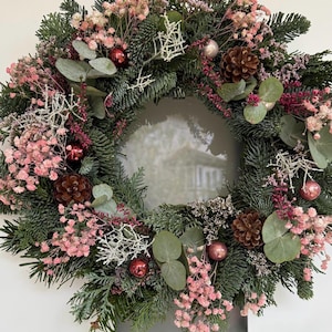 Kranz Weihnachtkranz Naturkranz Türkranz Frischer Eukalyptus Herbst bild 7