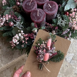 Kranz Weihnachtkranz Naturkranz Türkranz Frischer Eukalyptus Herbst bild 10