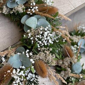 Halbmond Rattankranz 30cm - Naturkranz Zum Selbergestalten