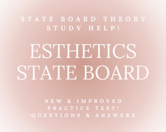 Esthetics State Board Exam Practice Test 400